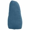 vidaXL Coussin de Dos Bleu 80 x 24 x 50 cm Velours