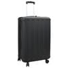 vidaXL Valise avec verrouillage Noir 50 x 30 x 76 cm Plastic ABS