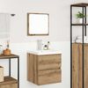 vidaXL Ensemble de mobilier de salle de bain avec tiroir 2 pcs