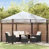 vidaXL Remplacement de housse de gazebo 3 x 3 m PVC