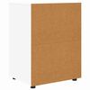 vidaXL Armoire de rangement Blanc 60 x 48 x 81 cm Bois d'ingénierie