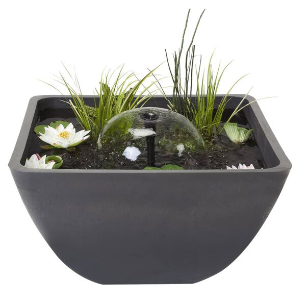 Velda Fontaine avec &eacute;tang Carr&eacute;e 55 x 55 x 32 cm