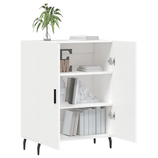 vidaXL Buffet blanc 69,5x34x90 cm bois d'ing&eacute;nierie