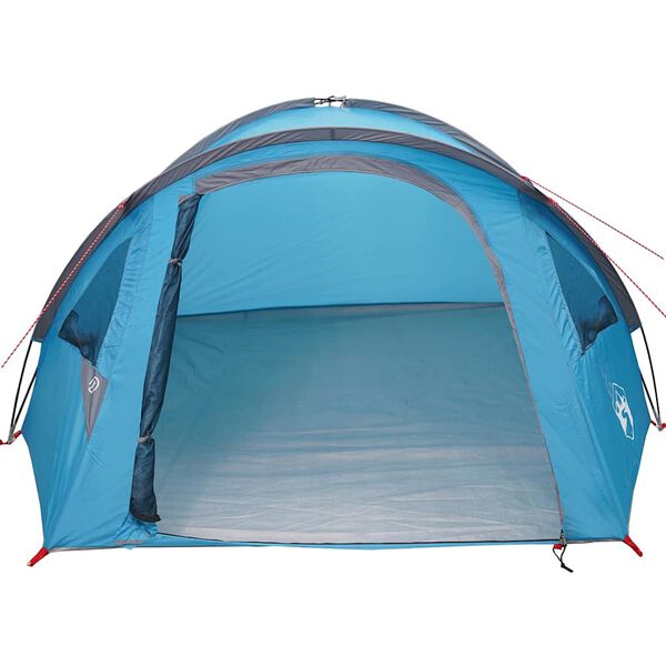 vidaXL Tente de camping avec toit Bleu 308 x 268 x 130 cm Polyester