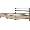 vidaXL Cadre de lit sans matelas ch&ecirc;ne sonoma 90x200 cm