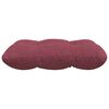 vidaXL Coussins de si&egrave;ge 4 pcs Bordeaux 45 x 45 x 12 cm tissu