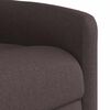 vidaXL Fauteuil inclinable électrique marron foncé tissu