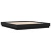 vidaXL Cadre de lit sans matelas noir 200x200 cm