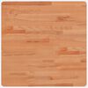 vidaXL Dessus de table 60x60x1,5 cm carr&eacute; bois massif de h&ecirc;tre