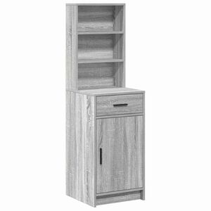 vidaXL Haut Armoire Gris Sonoma 40 x 40,5 x 135 cm Bois d'ingénierie