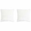 vidaXL Oreiller 2 pc 80 x 80 cm Fibre de bambou Blanc