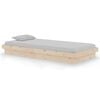 vidaXL Cadre de lit sans matelas bois massif