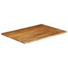 vidaXL Dessus de table &agrave; bord vivant 90x80x2,5 cm bois massif manguier