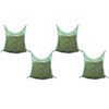 vidaXL Filet &agrave; foin 4 pcs Carr&eacute; 0,9 x 1,5 m PP