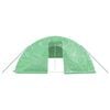 vidaXL Serre avec cadre en acier vert 70 m&sup2; 14x5x2,3 m