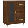 vidaXL Buffet chêne marron 69,5x34x90 cm bois d'ingénierie