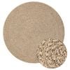 vidaXL Tapis ZIZUR &Oslash; 200 cm aspect de jute int&eacute;rieur et ext&eacute;rieur