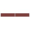 vidaXL Auvent lat&eacute;ral r&eacute;tractable Marron 160x1200 cm