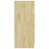 vidaXL Armoire d'appoint 60x36x84 cm Bois de pin massif