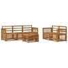 vidaXL Ensembles de canap&eacute;s 6 pcs Bois d'Acacia Massif