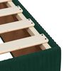 vidaXL Cadre de lit sans matelas vert fonc&eacute; 90x190 cm velours