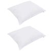 vidaXL Oreiller avec oreiller 2 pcs Blanc 50 x 70 cm Coton