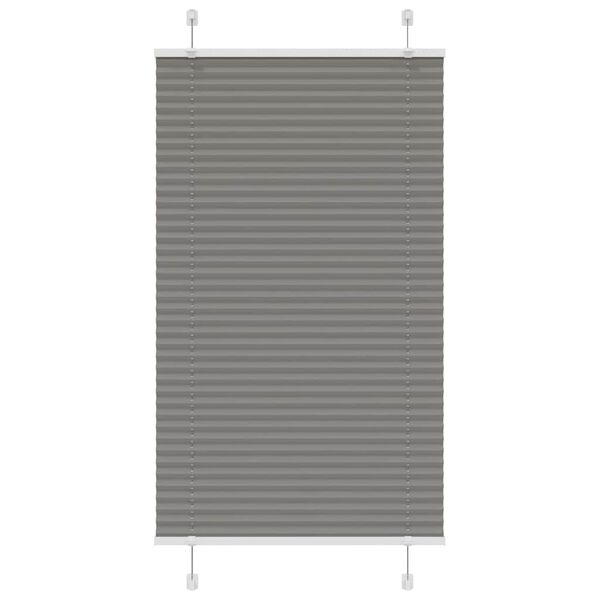 vidaXL Store pliss&eacute; anthracite 70x150 cm largeur du tissu 69,4 cm