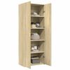 vidaXL Buffet haut ch&ecirc;ne sonoma 70x42,5x185 cm bois d'ing&eacute;nierie
