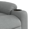 vidaXL Fauteuil inclinable Gris clair Tissu