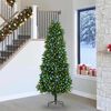 vidaXL Sapin de No&euml;l avec 300 LED avec support Vert 240 cm PE