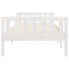 vidaXL Lit pour enfants sans matelas blanc 80x200cm bois de pin massif