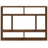 vidaXL Étagère murale Chêne marron 75x16x55 cm Bois d'ingénierie