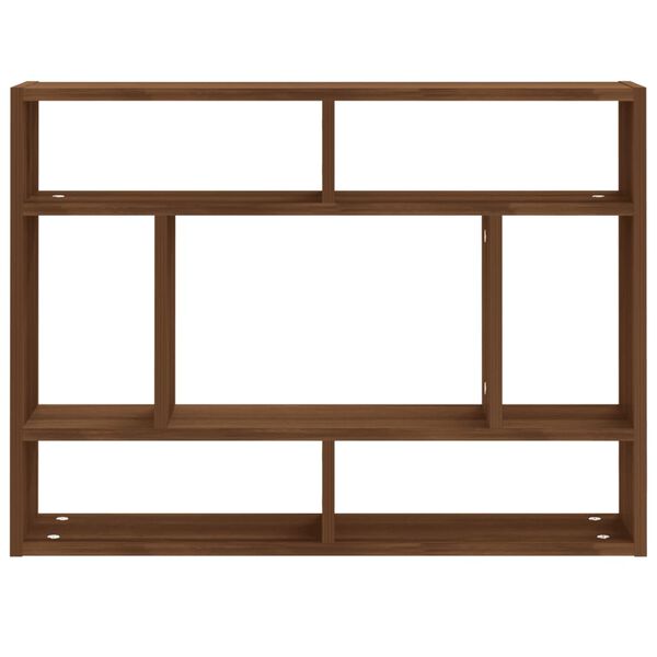 vidaXL Étagère murale Chêne marron 75x16x55 cm Bois d'ingénierie