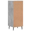vidaXL Buffet Gris b&eacute;ton 34,5x34x90 cm Bois d'ing&eacute;nierie