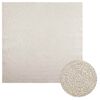 vidaXL Tapis ZIZUR cr&egrave;me 200x200 cm aspect de jute int&eacute;rieur ext&eacute;rieur