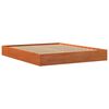 vidaXL Cadre de lit sans matelas cire marron 160x200cm bois pin massif