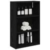 vidaXL Armoire murale de salle de bain Ch&ecirc;ne Noir 40 x 16 x 62,5 cm