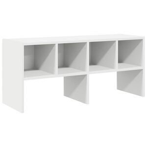 vidaXL &Eacute;tag&egrave;re &agrave; chaussures empilable blanc 89,5x30x40 cm