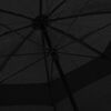 vidaXL Parapluie Noir 130 cm