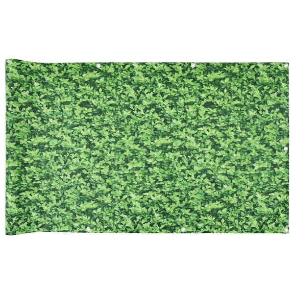 vidaXL &Eacute;cran d'intimit&eacute; de balcon aspect de plante vert 300x75 cm PVC