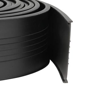 vidaXL Joint de porte de garage Noir 70 x 6 mm 4,5 m PVC
