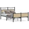 vidaXL Cadre de lit sans matelas ch&ecirc;ne sonoma 120x190 cm