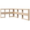 vidaXL Lit bibliothèque sans matelas 120x190 cm bois de pin massif