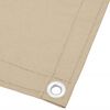 vidaXL &Eacute;cran de balcon beige 90x1000 cm 100% polyester oxford
