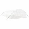 vidaXL Serre avec cadre en acier blanc 50 m&sup2; 10x5x2,3 m