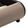 vidaXL Cadre de lit Cappuccino Similicuir 120 x 200 cm