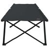 vidaXL Lit de camping pliant 2 pcs Noir 206 x 76 x 74 cm