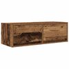vidaXL Meubles TV 2 pcs vieux bois 80x31x25,5 cm bois d'ing&eacute;nierie