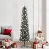 vidaXL Sapin de No&euml;l artificiel Vert 210 cm PVC, plastique et acier