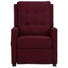 vidaXL Fauteuil de massage Violet Tissu